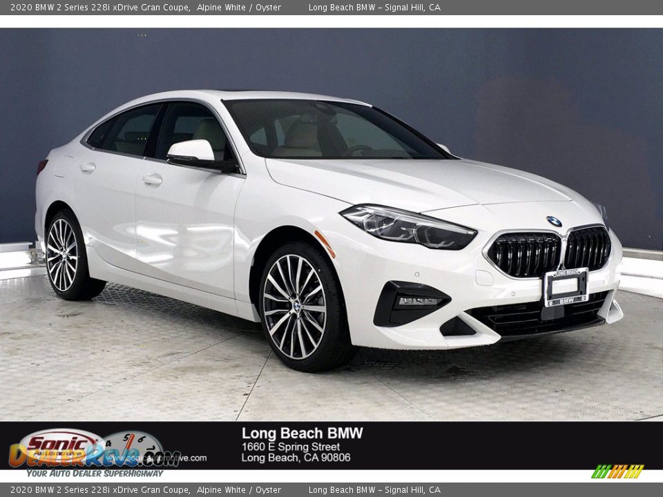 2020 BMW 2 Series 228i xDrive Gran Coupe Alpine White / Oyster Photo #1