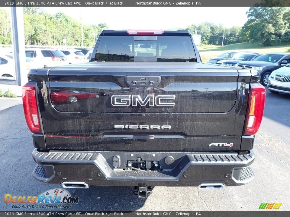 2019 GMC Sierra 1500 AT4 Crew Cab 4WD Onyx Black / Jet Black Photo #10