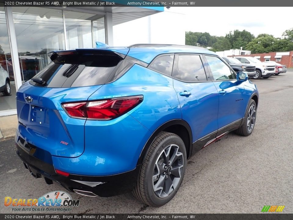 2020 Chevrolet Blazer RS AWD Bright Blue Metallic / Jet Black Photo #4