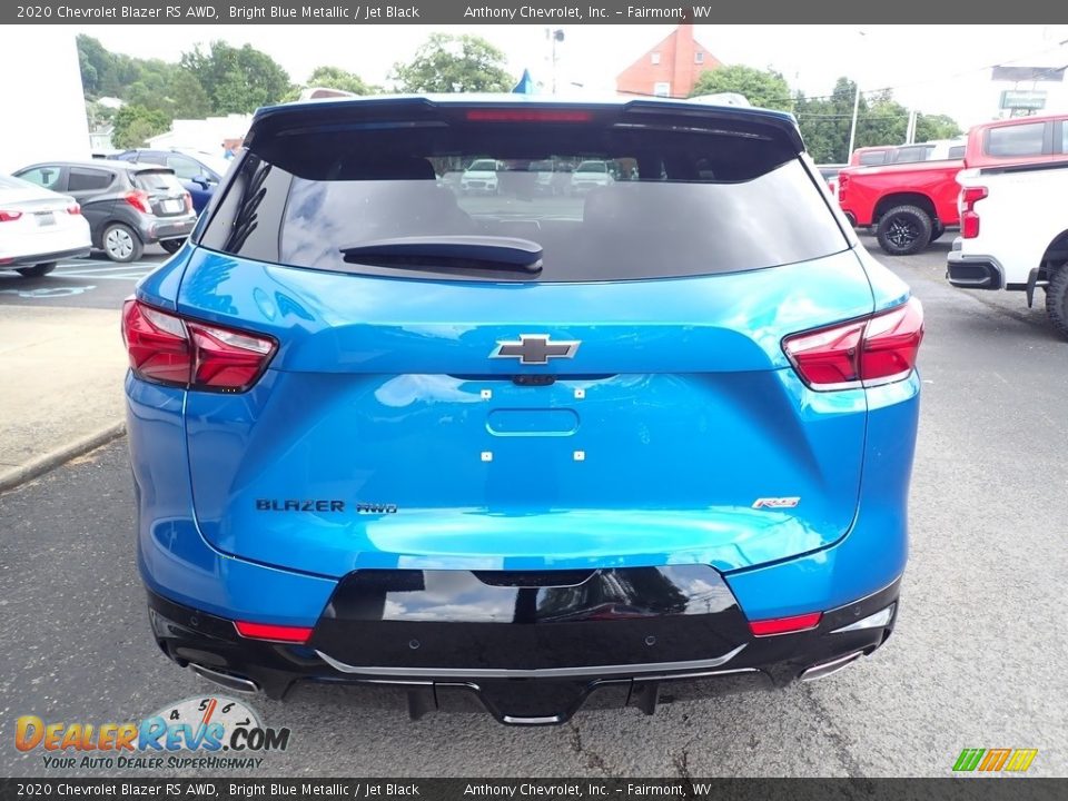 2020 Chevrolet Blazer RS AWD Bright Blue Metallic / Jet Black Photo #5