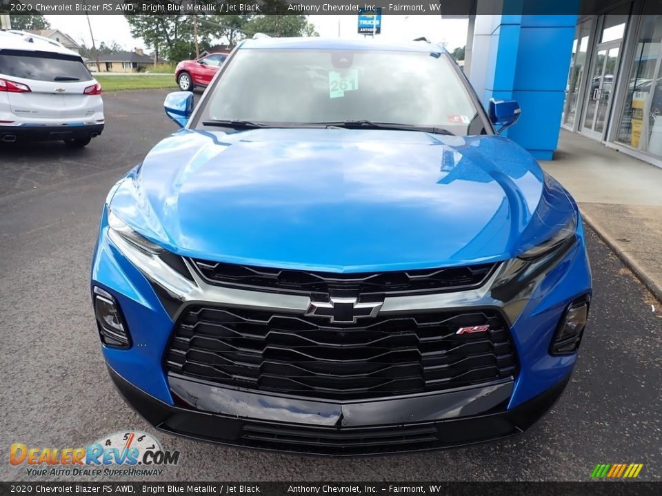 2020 Chevrolet Blazer RS AWD Bright Blue Metallic / Jet Black Photo #9