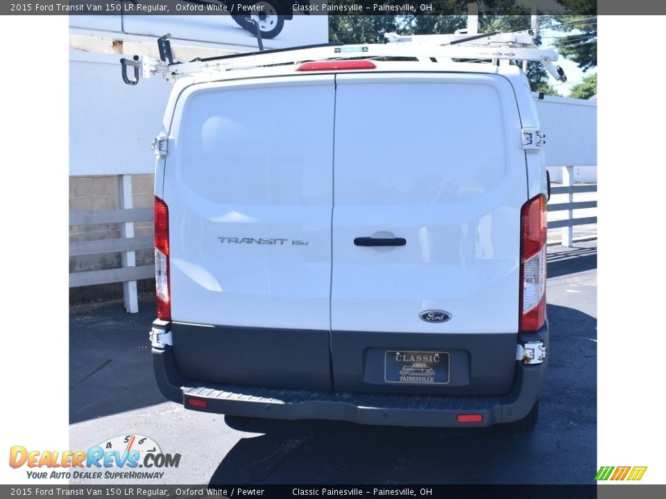 2015 Ford Transit Van 150 LR Regular Oxford White / Pewter Photo #3