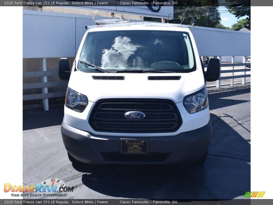 2015 Ford Transit Van 150 LR Regular Oxford White / Pewter Photo #4