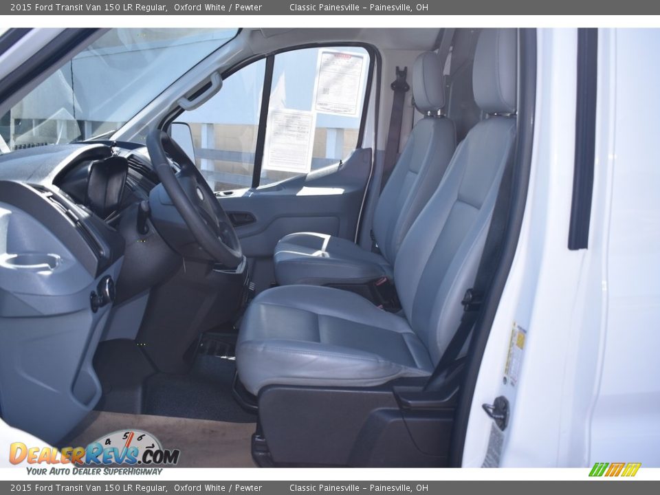 2015 Ford Transit Van 150 LR Regular Oxford White / Pewter Photo #6