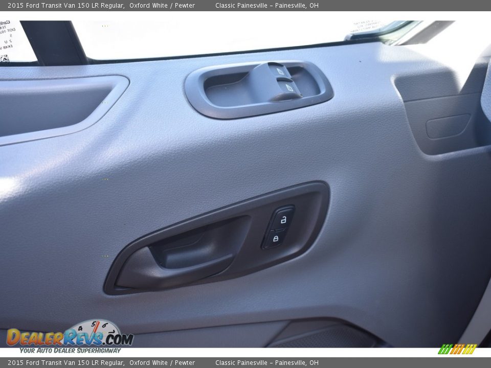 2015 Ford Transit Van 150 LR Regular Oxford White / Pewter Photo #9