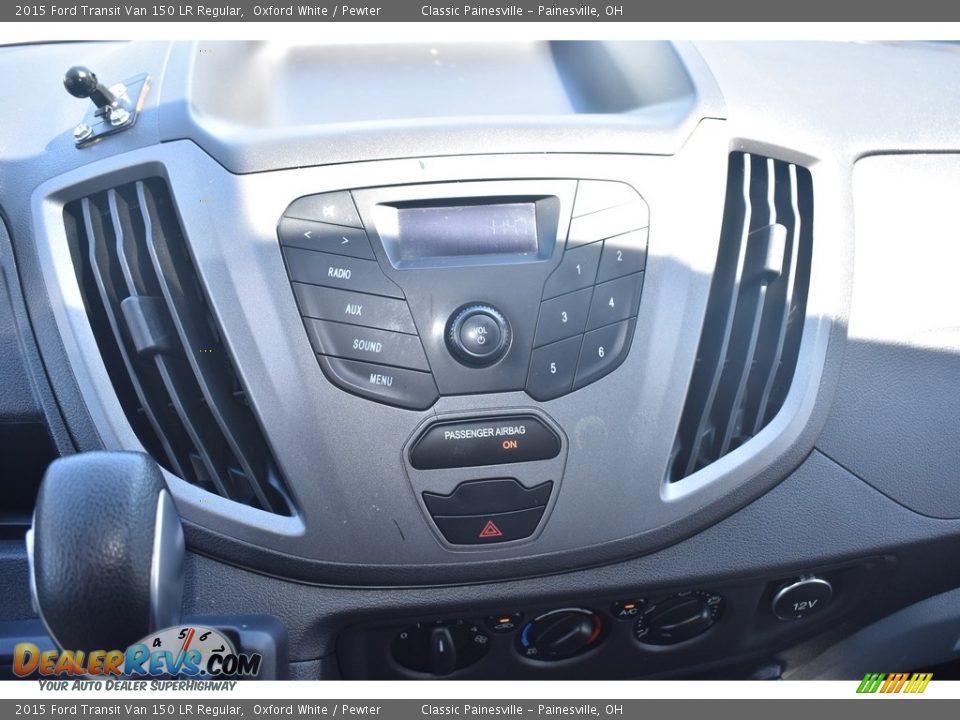 2015 Ford Transit Van 150 LR Regular Oxford White / Pewter Photo #11