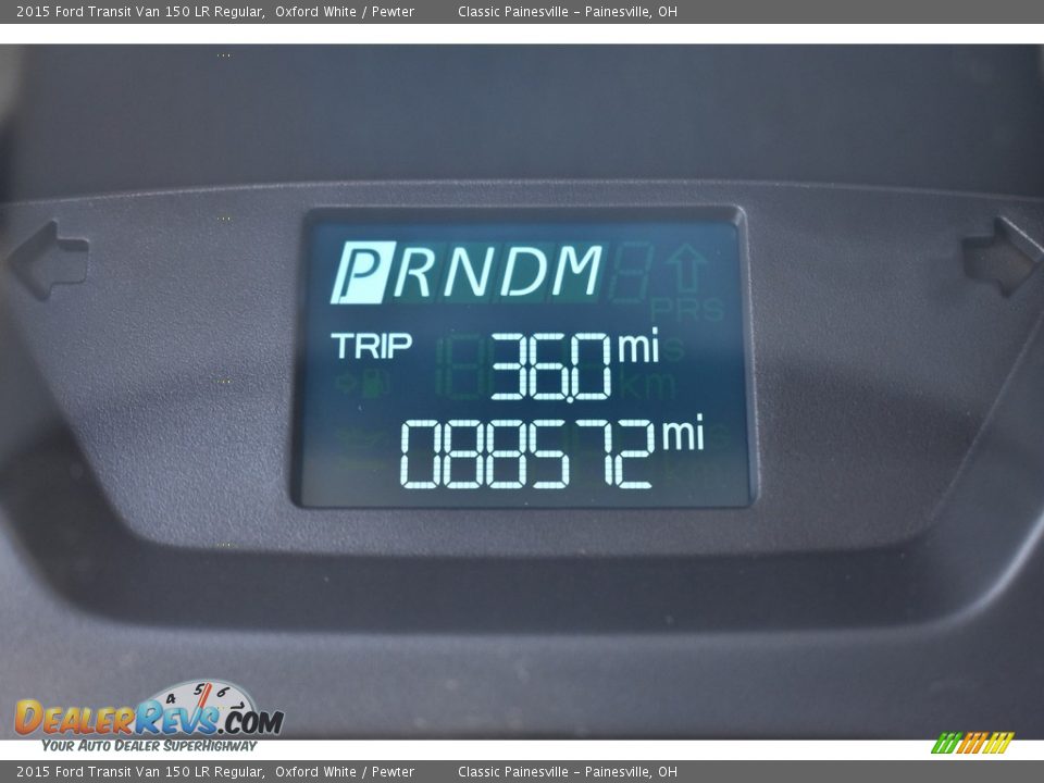 2015 Ford Transit Van 150 LR Regular Oxford White / Pewter Photo #15