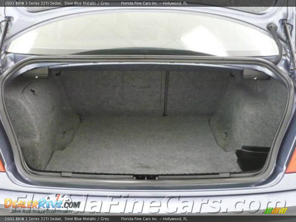 2003 BMW 3 Series 325i Sedan Steel Blue Metallic / Grey Photo #10