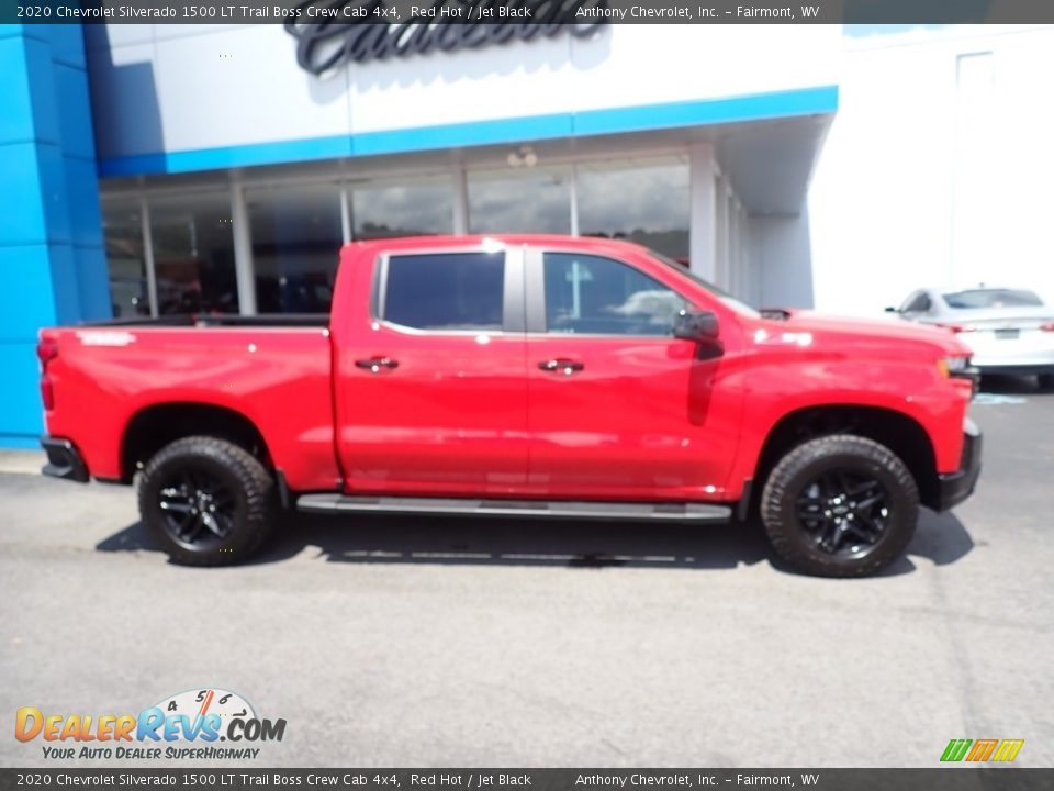 2020 Chevrolet Silverado 1500 LT Trail Boss Crew Cab 4x4 Red Hot / Jet Black Photo #2