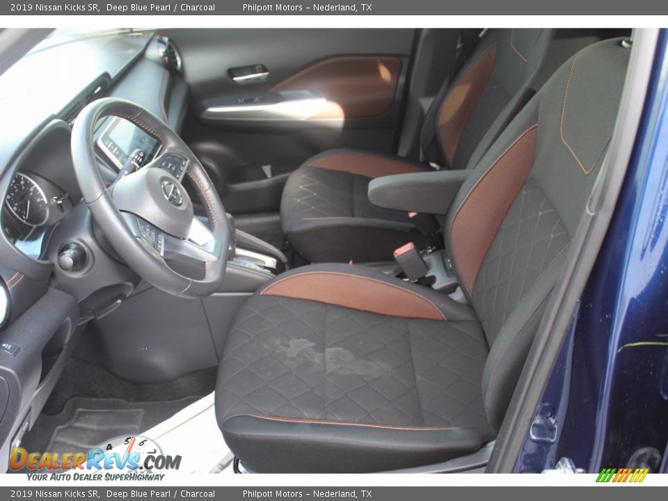 2019 Nissan Kicks SR Deep Blue Pearl / Charcoal Photo #12