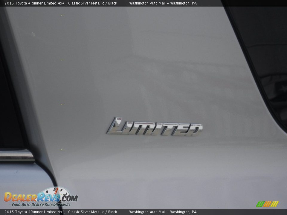2015 Toyota 4Runner Limited 4x4 Classic Silver Metallic / Black Photo #14