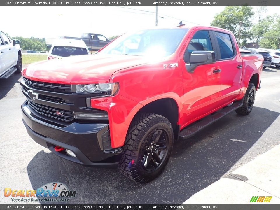 2020 Chevrolet Silverado 1500 LT Trail Boss Crew Cab 4x4 Red Hot / Jet Black Photo #6