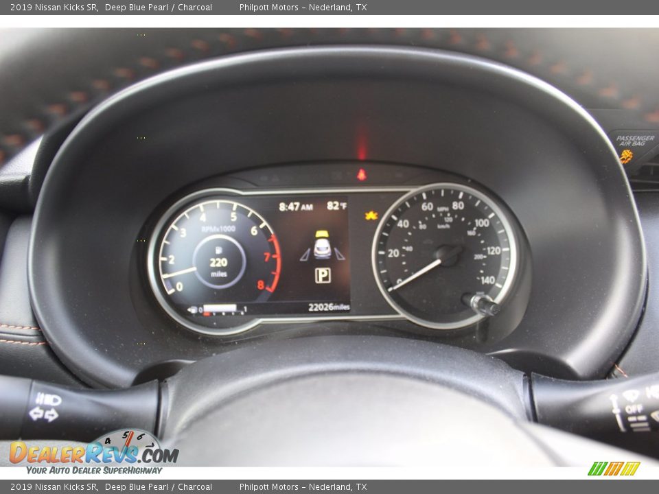 2019 Nissan Kicks SR Deep Blue Pearl / Charcoal Photo #15