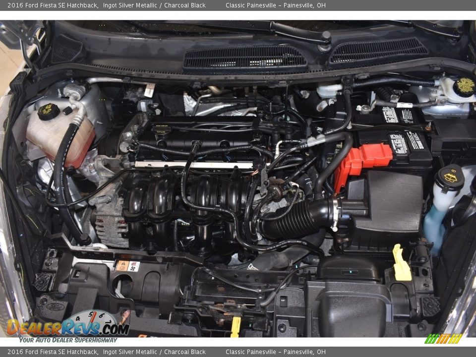 2016 Ford Fiesta SE Hatchback Ingot Silver Metallic / Charcoal Black Photo #6