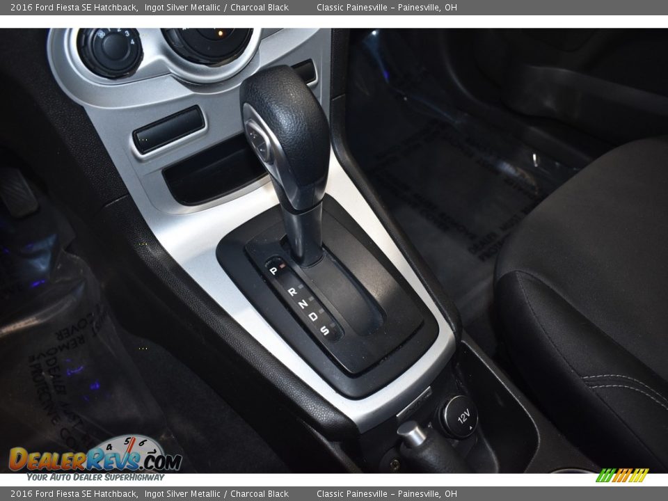 2016 Ford Fiesta SE Hatchback Ingot Silver Metallic / Charcoal Black Photo #14