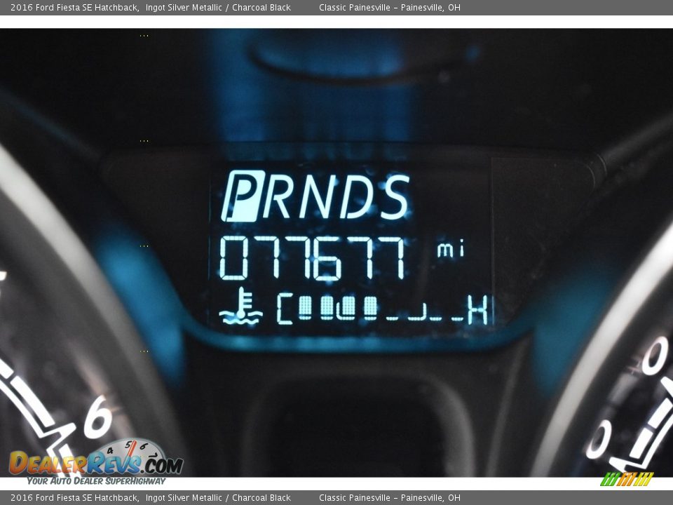 2016 Ford Fiesta SE Hatchback Ingot Silver Metallic / Charcoal Black Photo #15