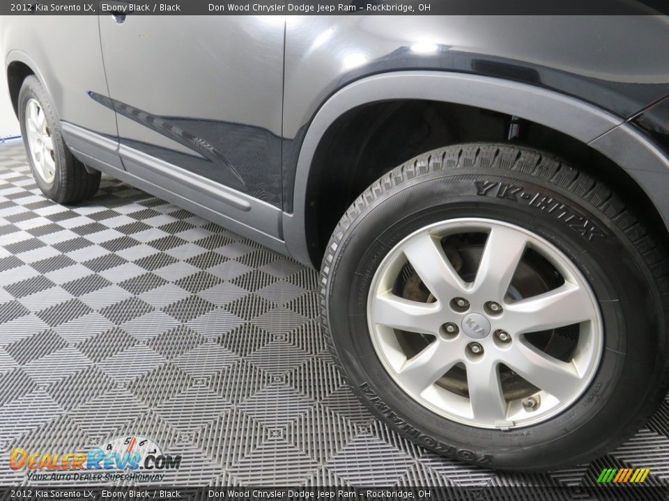 2012 Kia Sorento LX Ebony Black / Black Photo #4