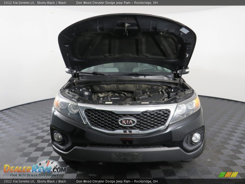 2012 Kia Sorento LX Ebony Black / Black Photo #6