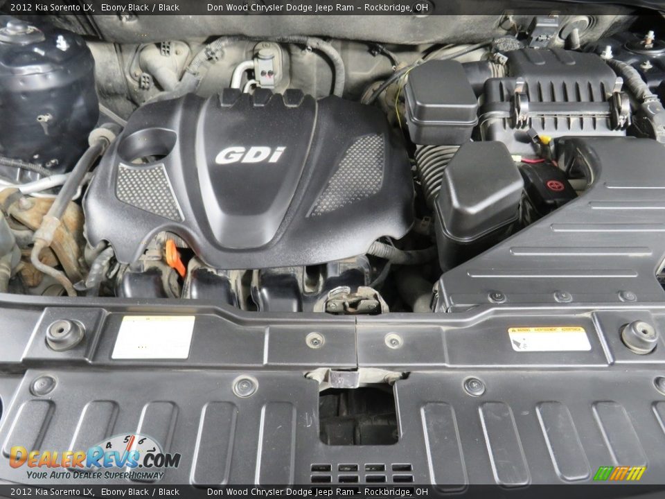 2012 Kia Sorento LX Ebony Black / Black Photo #7