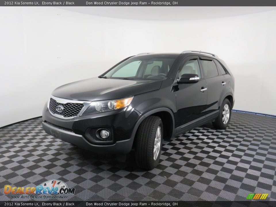 2012 Kia Sorento LX Ebony Black / Black Photo #8