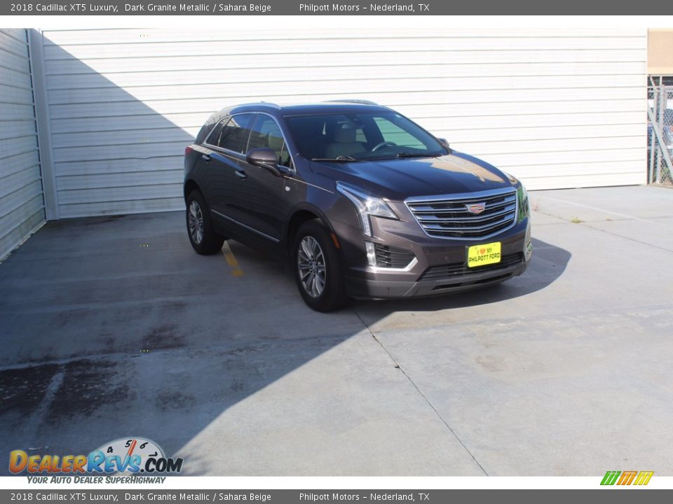 2018 Cadillac XT5 Luxury Dark Granite Metallic / Sahara Beige Photo #2