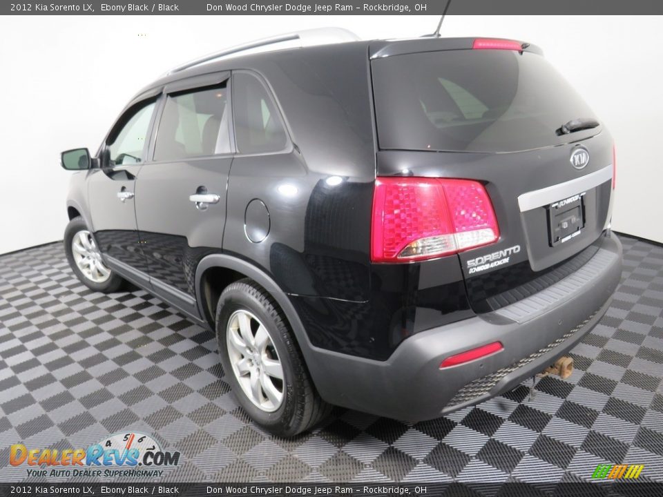 2012 Kia Sorento LX Ebony Black / Black Photo #11