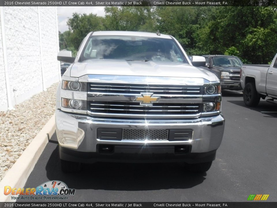 2016 Chevrolet Silverado 2500HD LT Crew Cab 4x4 Silver Ice Metallic / Jet Black Photo #7