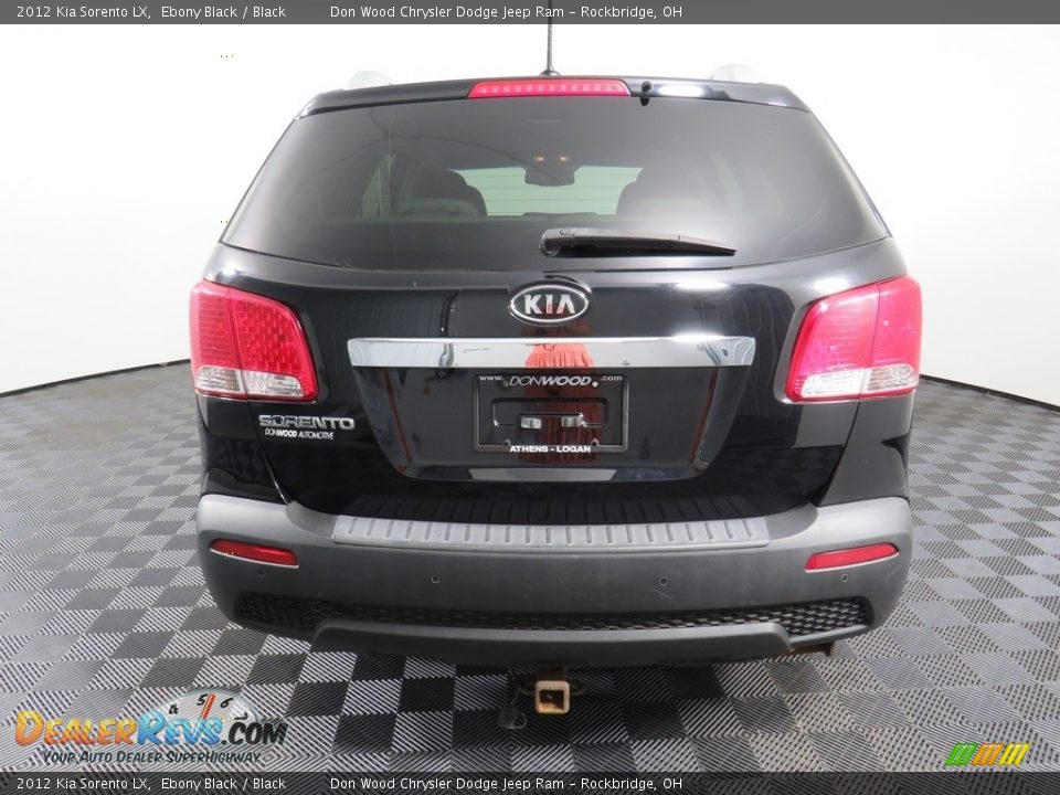 2012 Kia Sorento LX Ebony Black / Black Photo #12
