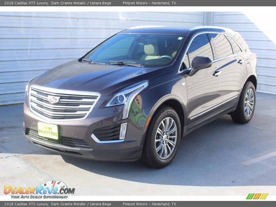 2018 Cadillac XT5 Luxury Dark Granite Metallic / Sahara Beige Photo #4