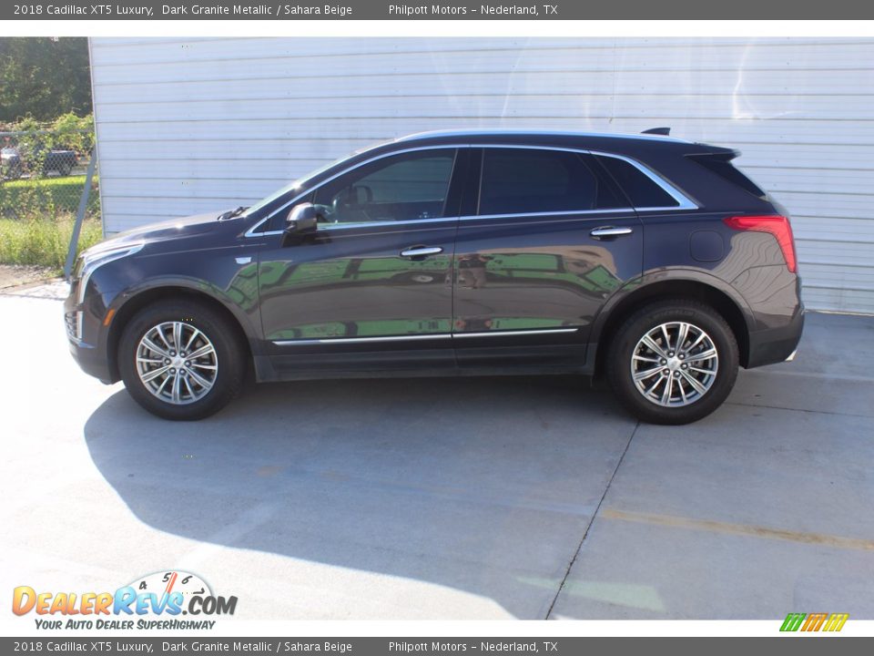 2018 Cadillac XT5 Luxury Dark Granite Metallic / Sahara Beige Photo #7