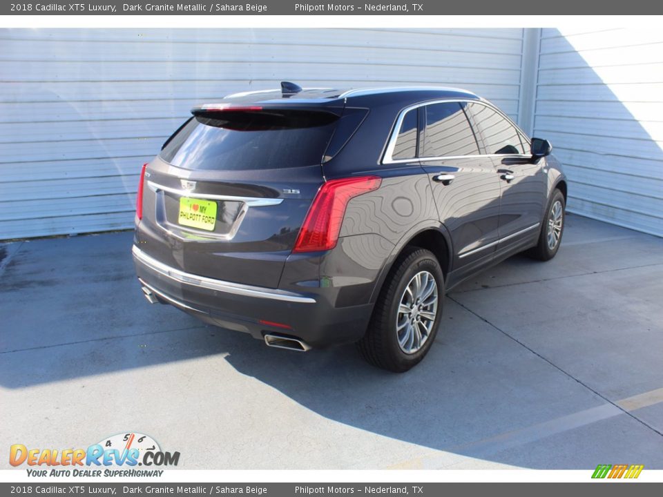 2018 Cadillac XT5 Luxury Dark Granite Metallic / Sahara Beige Photo #10