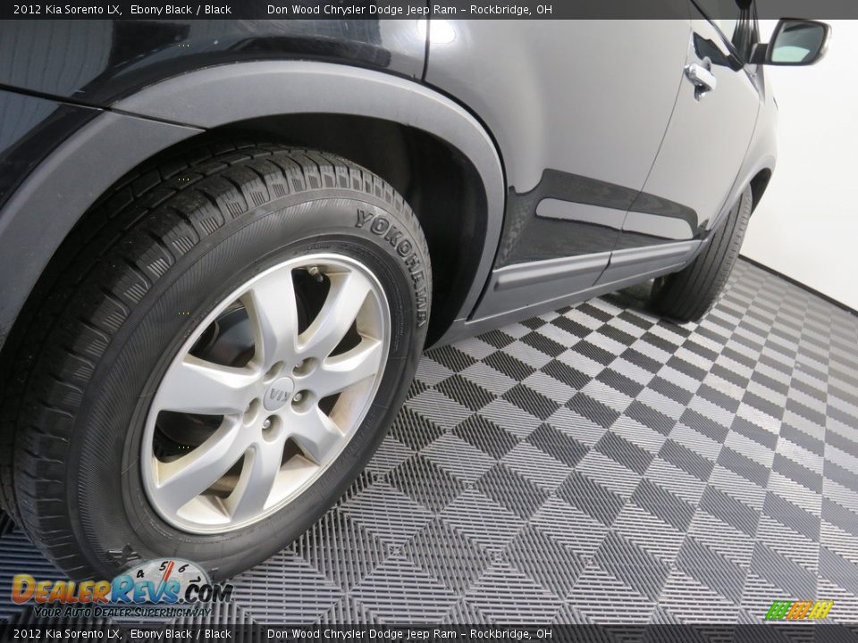 2012 Kia Sorento LX Ebony Black / Black Photo #19