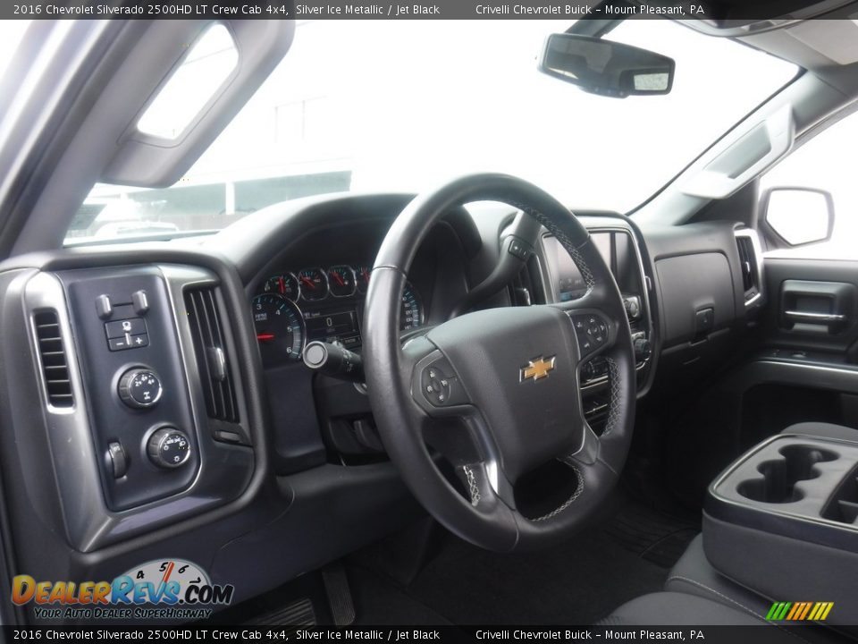 Front Seat of 2016 Chevrolet Silverado 2500HD LT Crew Cab 4x4 Photo #17