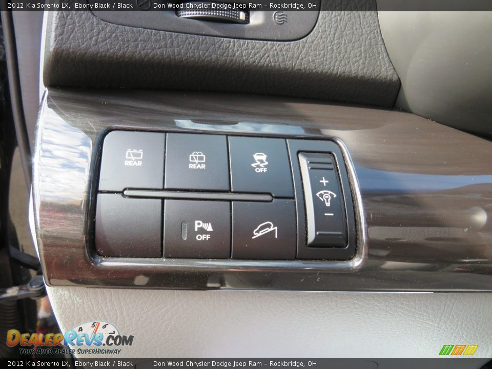 2012 Kia Sorento LX Ebony Black / Black Photo #23