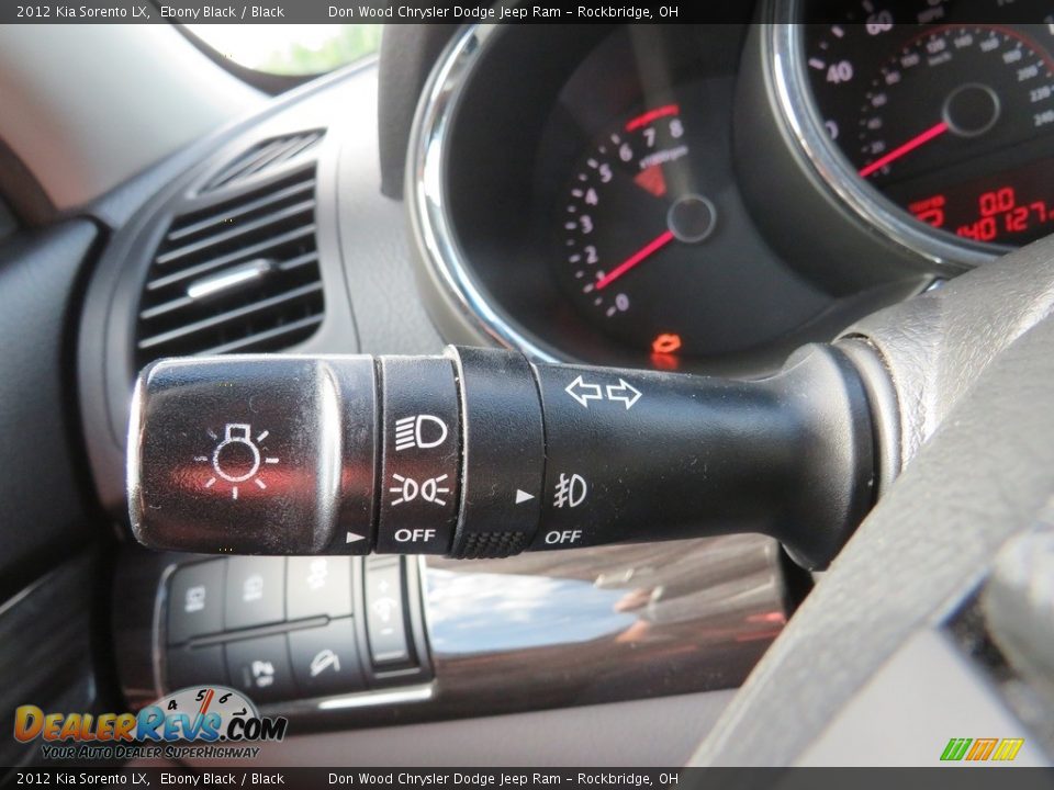 2012 Kia Sorento LX Ebony Black / Black Photo #26