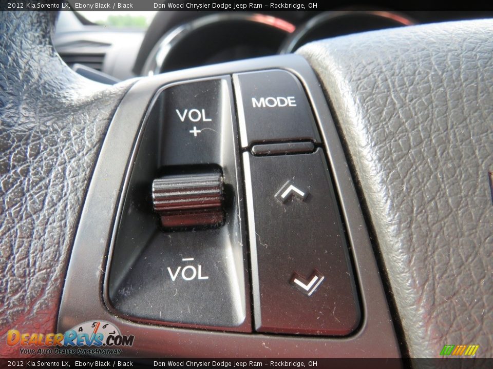2012 Kia Sorento LX Ebony Black / Black Photo #27