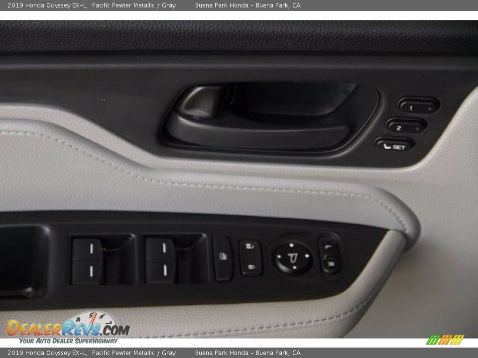 2019 Honda Odyssey EX-L Pacific Pewter Metallic / Gray Photo #31