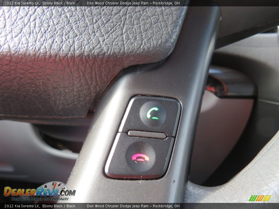 2012 Kia Sorento LX Ebony Black / Black Photo #29