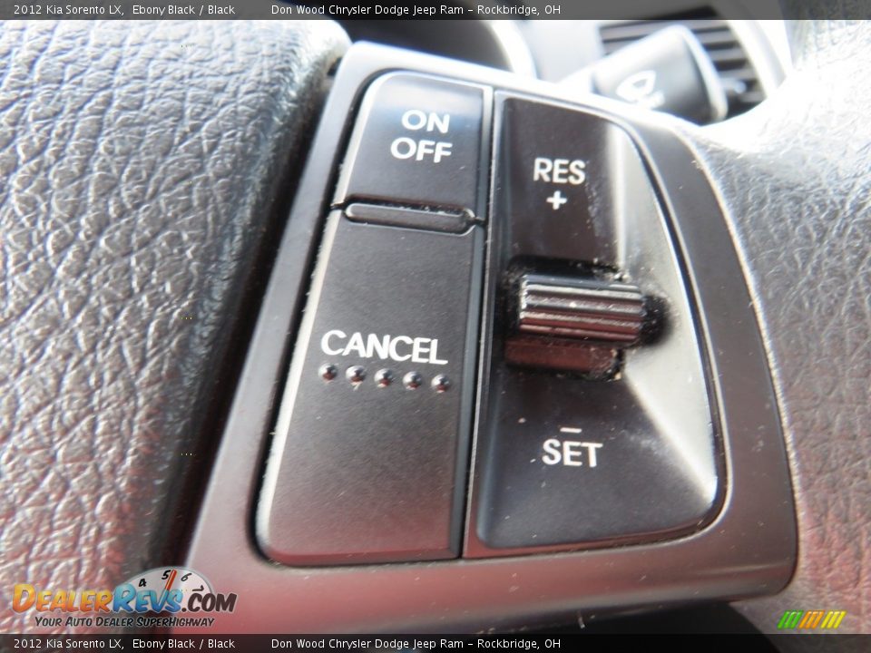 2012 Kia Sorento LX Ebony Black / Black Photo #30