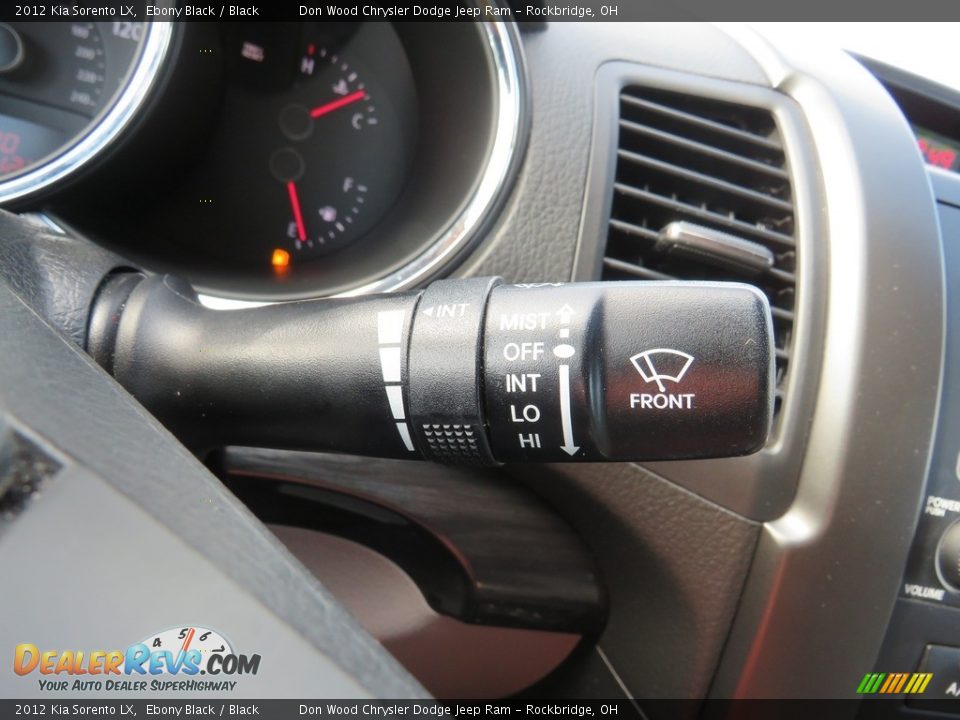 2012 Kia Sorento LX Ebony Black / Black Photo #31