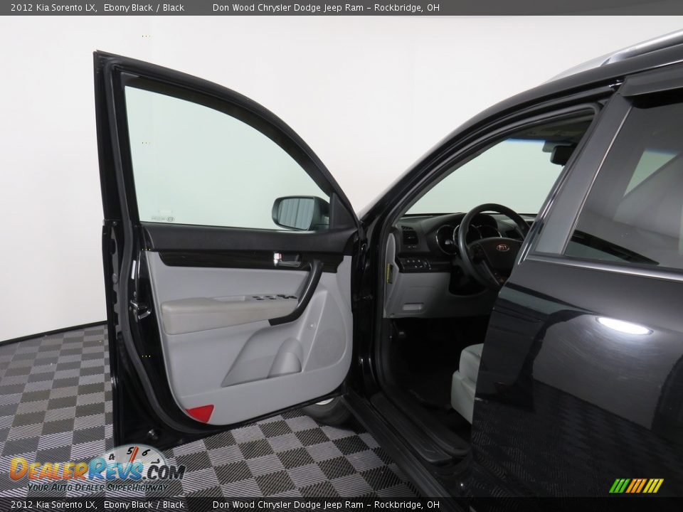 2012 Kia Sorento LX Ebony Black / Black Photo #34