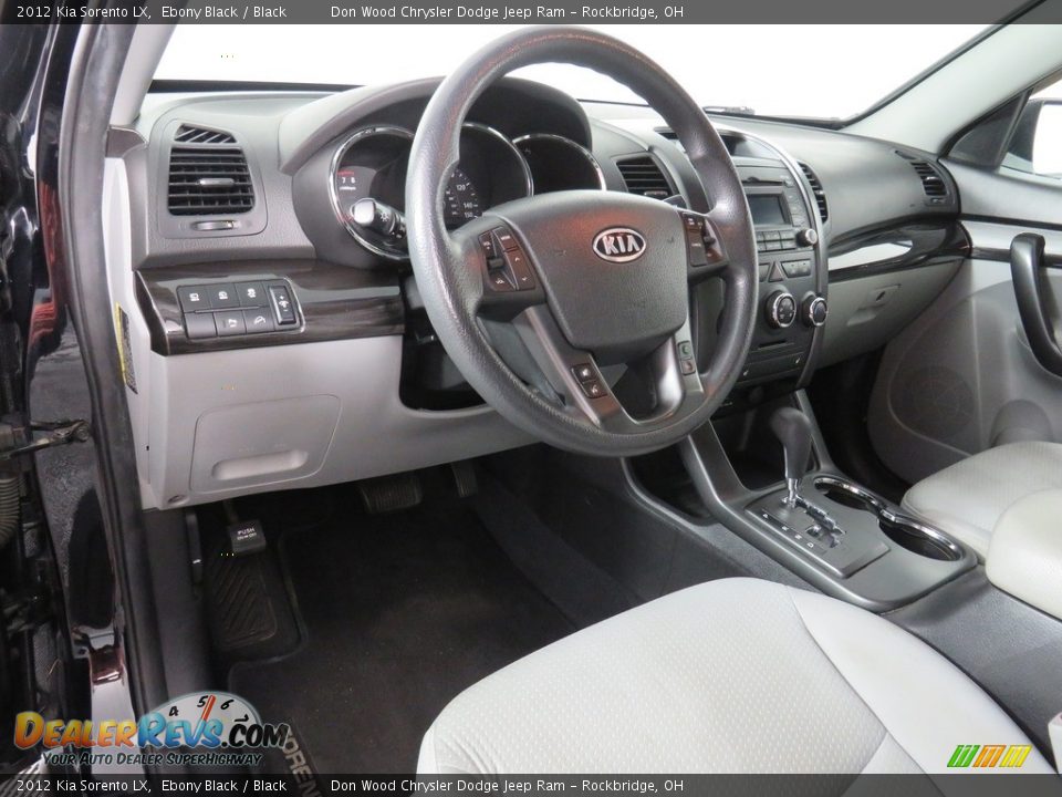 2012 Kia Sorento LX Ebony Black / Black Photo #35