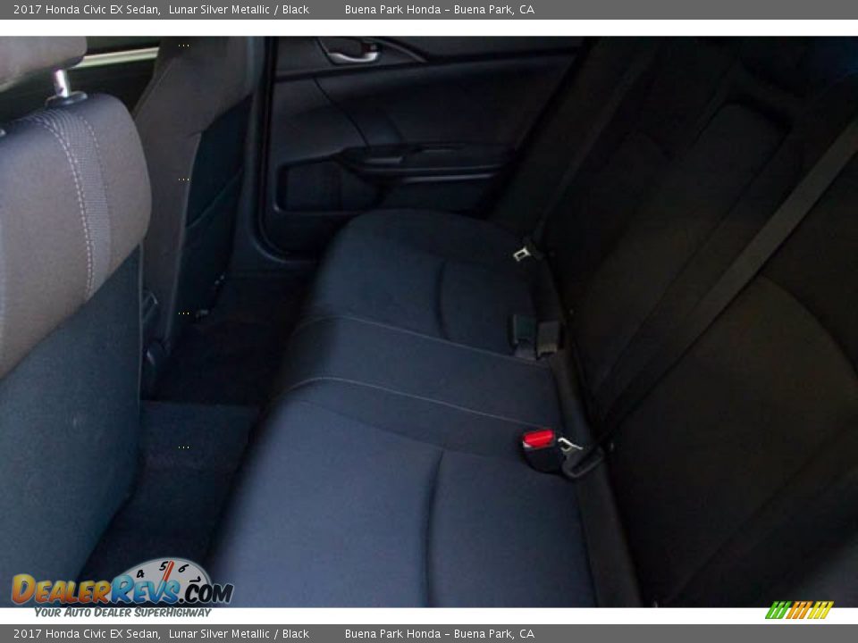 2017 Honda Civic EX Sedan Lunar Silver Metallic / Black Photo #4
