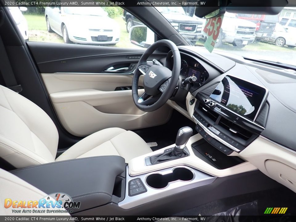 2020 Cadillac CT4 Premium Luxury AWD Summit White / Jet Black Photo #8