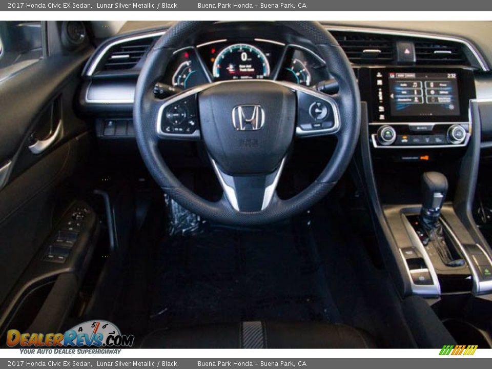 2017 Honda Civic EX Sedan Lunar Silver Metallic / Black Photo #5