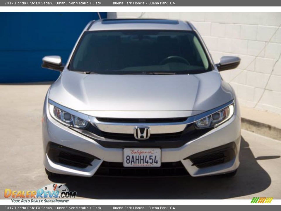 2017 Honda Civic EX Sedan Lunar Silver Metallic / Black Photo #7