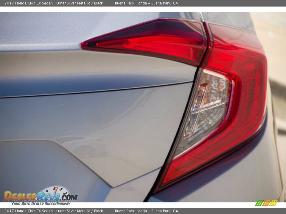 2017 Honda Civic EX Sedan Lunar Silver Metallic / Black Photo #13