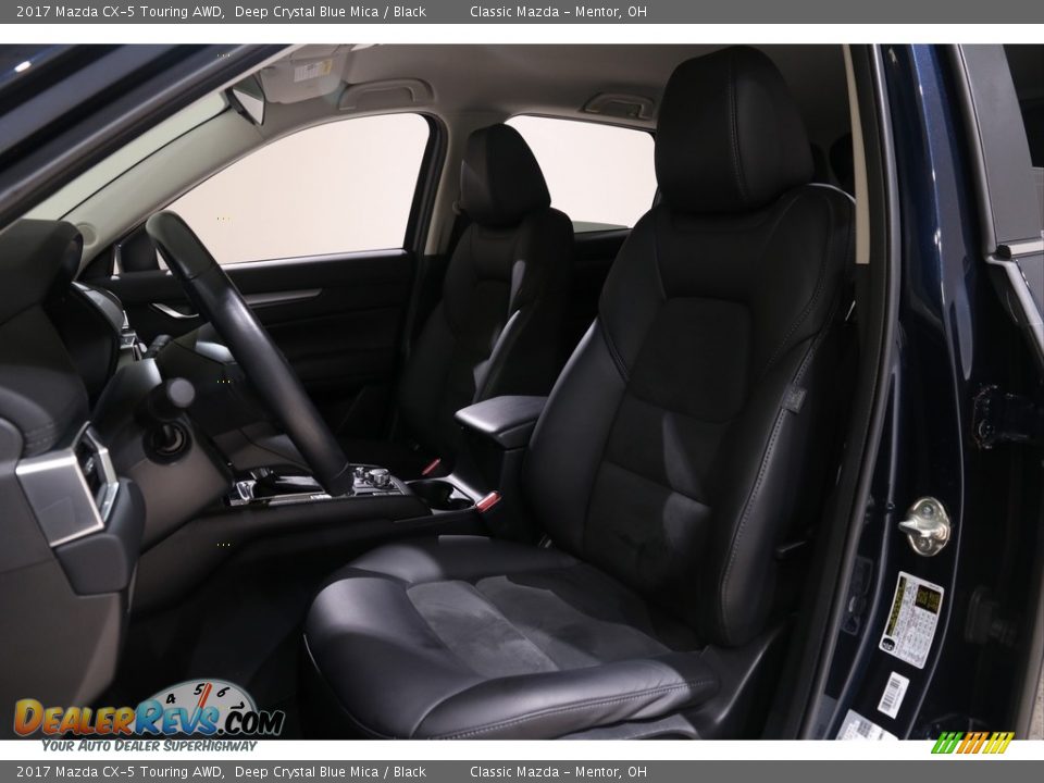 2017 Mazda CX-5 Touring AWD Deep Crystal Blue Mica / Black Photo #5