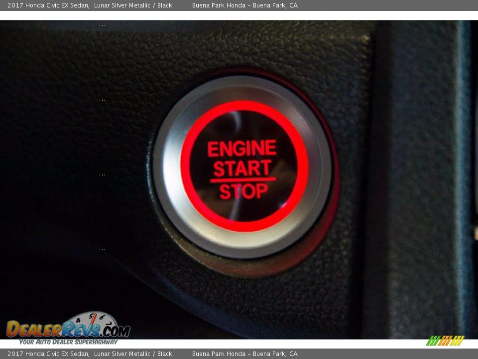 2017 Honda Civic EX Sedan Lunar Silver Metallic / Black Photo #18