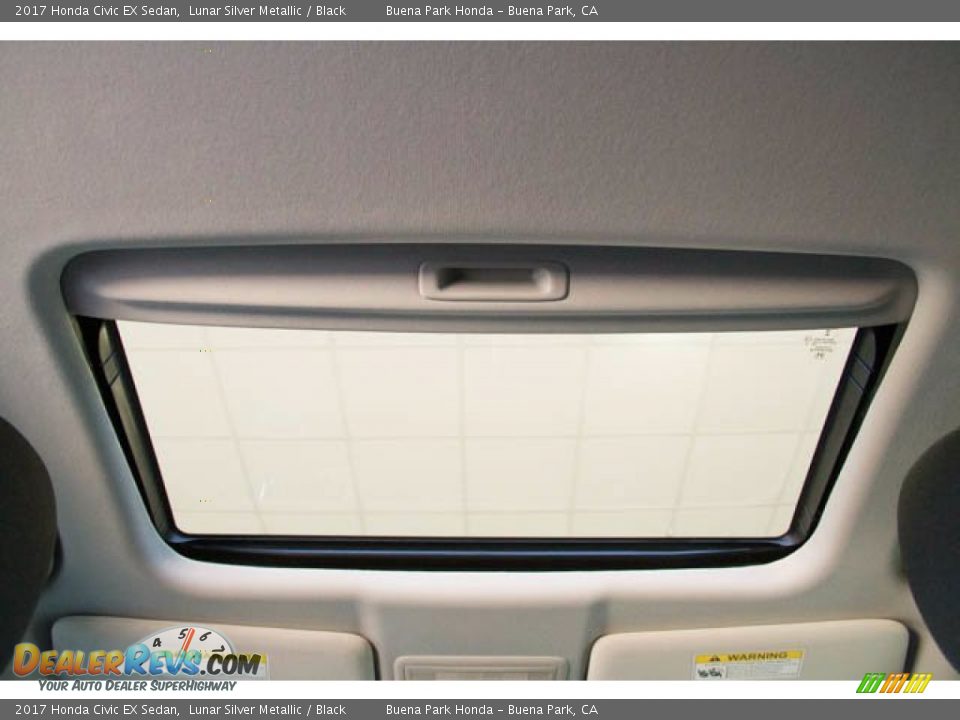 2017 Honda Civic EX Sedan Lunar Silver Metallic / Black Photo #21